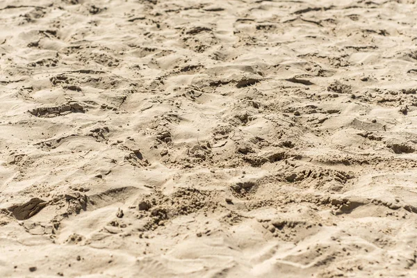 Gros plan de sable motif plage à salalah Oman — Photo