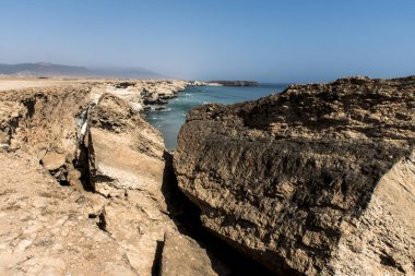 coastside görünümü Taqah Yaylası Umman 6 şehir Salalah Dhofar Sultanlığı