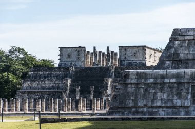 Yucatan Chichen Itza eski Meksika maya Harabeleri