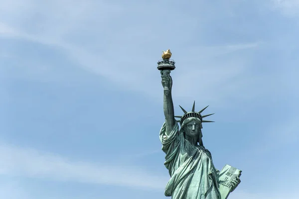 Estátua da Liberdade New York Skyline Monumento — Fotografia de Stock