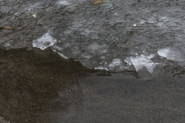 Kış sarma creek ve karla kaplı 5 manzara