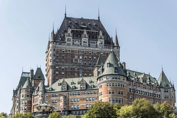Kanada Quebec City Chateau Frontenac en ünlü turistik UNESCO Dünya Miras Listesi