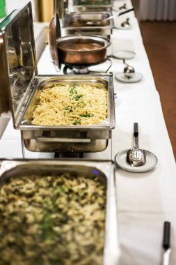 Parti Brunch büyük büfe gıda et sebze