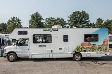 Kanada Ontario 30.09.2017 Rv Park camper araba Amerika Cruise