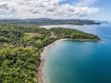 Guanacaste, Kosta Rika 'da Golfo de Papagayo plajlı Papagayo Lüks Oteli Sırları