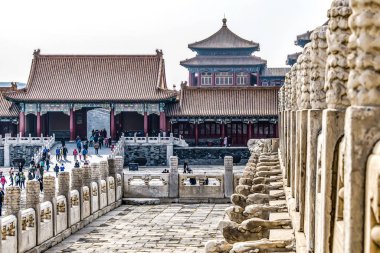 24.02.2019 Çin - Yasak Şehir, Ming Hanedanlığı 'na ait Çin İmparatorluk Sarayı' dır.