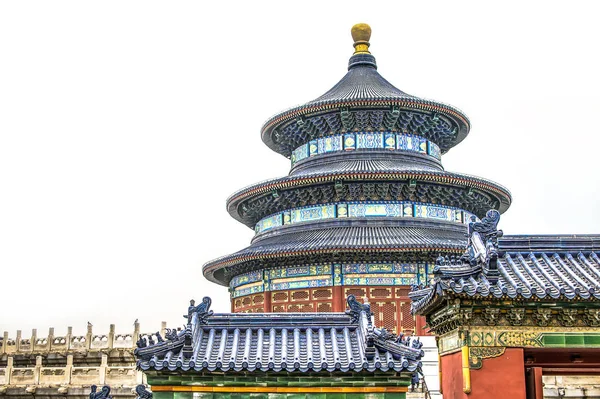 Ο Ναός του Ουρανού ένα αυτοκρατορικό συγκρότημα θρησκευτικών κτιρίων στο νοτιοανατολικό τμήμα του κεντρικού Πεκίνου — Φωτογραφία Αρχείου