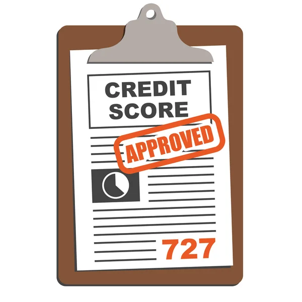 Informe de calificación crediticia — Archivo Imágenes Vectoriales