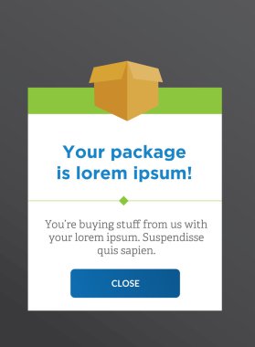 Modal Windows Mobil UI ve Ux için arayüz ve tasarım deneyimi