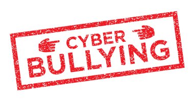 Kurban ve trol ile grafik zorbalık Cyber