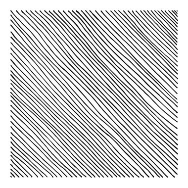 Düz siyah çapraz çizgiler el çekilmiş