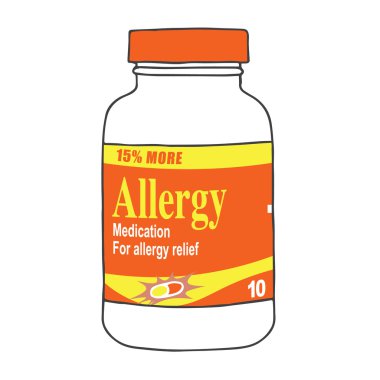 Jenerik ilaç şişesi şablonu