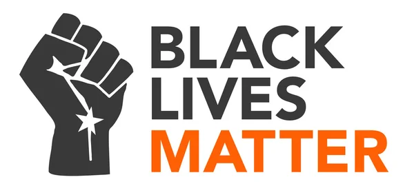 Black Lives Matter Illustration — Stock Vector