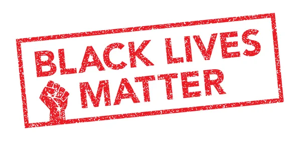 Black Lives Matter Illustration — Stock Vector