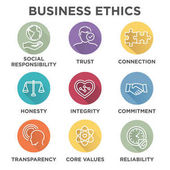 Business Ethics Icon Set
