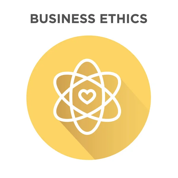 Üzleti etika ikon — Stock Vector