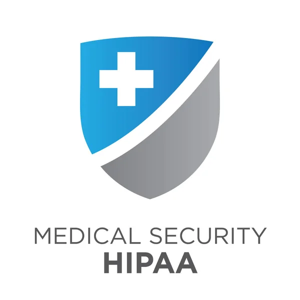 HIPAA Cumplimiento Icono Gráfico — Vector de stock
