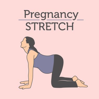 Onun gebelik egzersiz yaparak güzel bir genç bayan