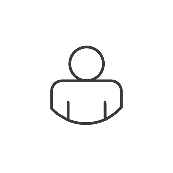 Standaard gebruiker pictogram voor Ui of Ux ontwerpen — Stockvector