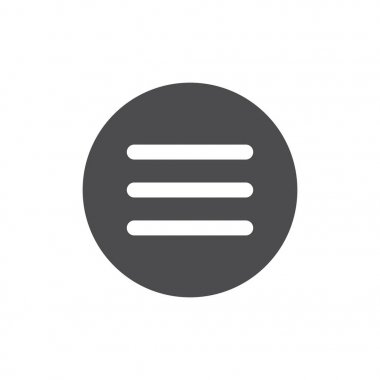 Hamburger Manu - UI ve Ux simgeleri hareket eden ya da Web uygulamaları için