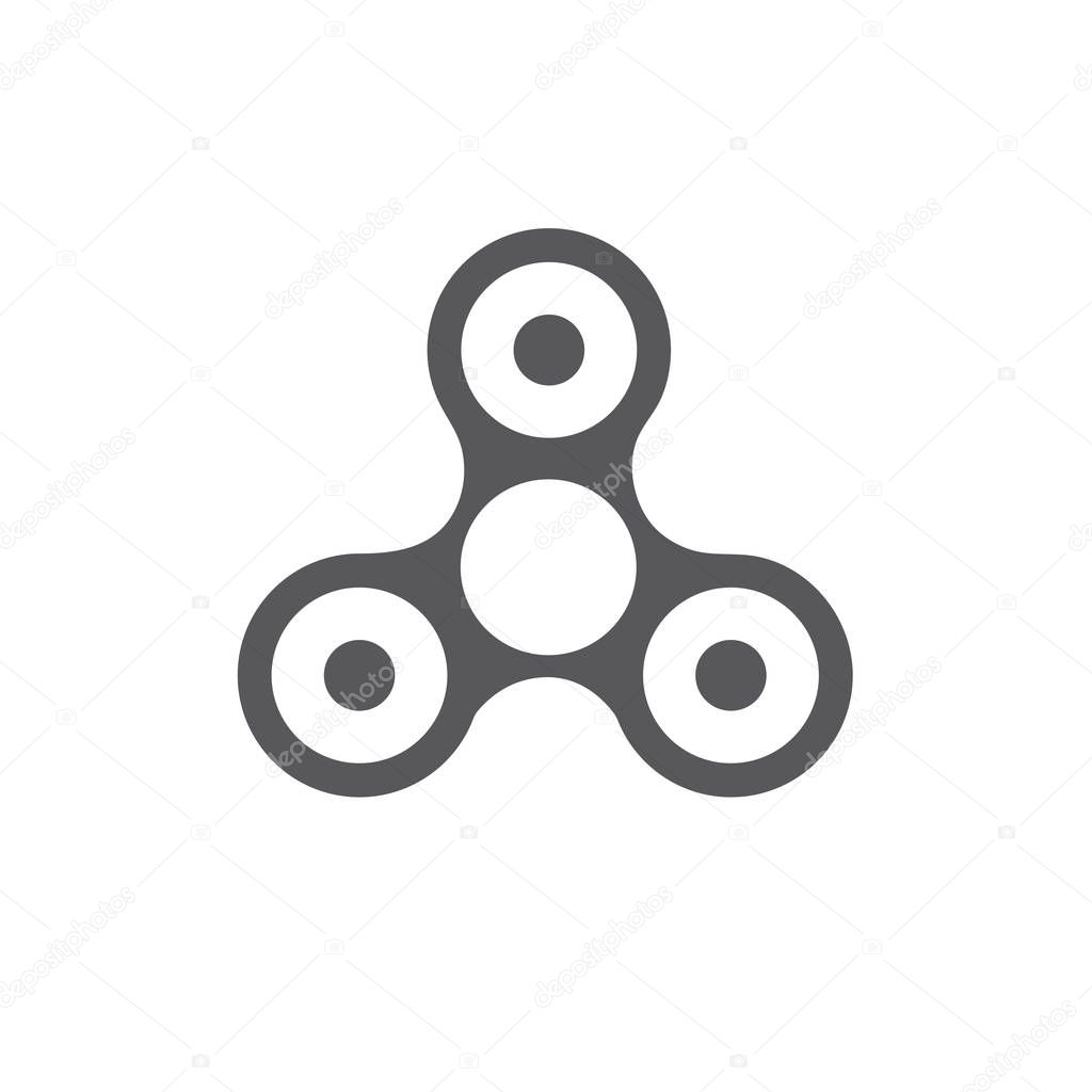 Fidget Spinner - 3 pronged hand toy spun by the center with fingers