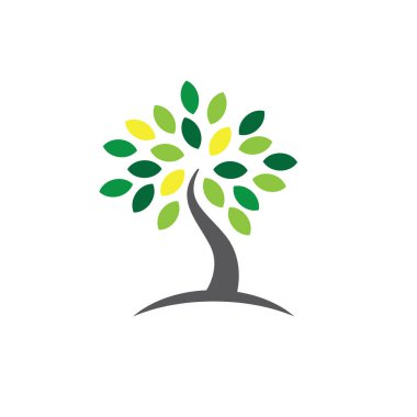Ancestry or Genealogy Icon with Family Tree clipart