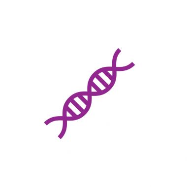Ancestry or Genealogy Icon  and DNA helix clipart
