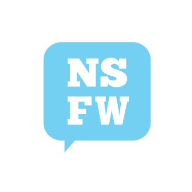 NSFW simgesini grafik ile