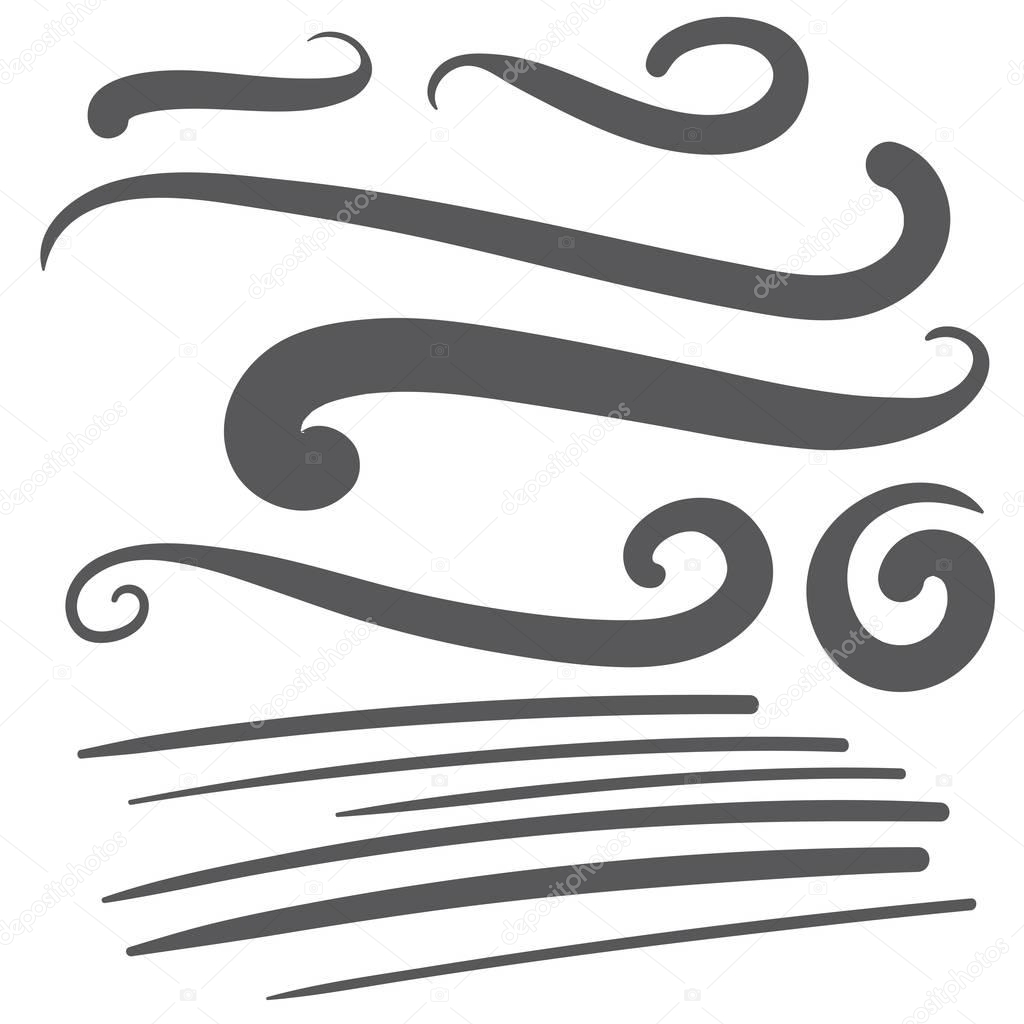 Black squiggle swoosh - text font tail for baseball tshirt design