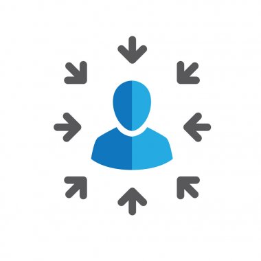 Hedef Pazar simgesiyle ok ve kişi