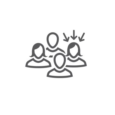 Hedef Pazar simgesiyle ok ve kişi