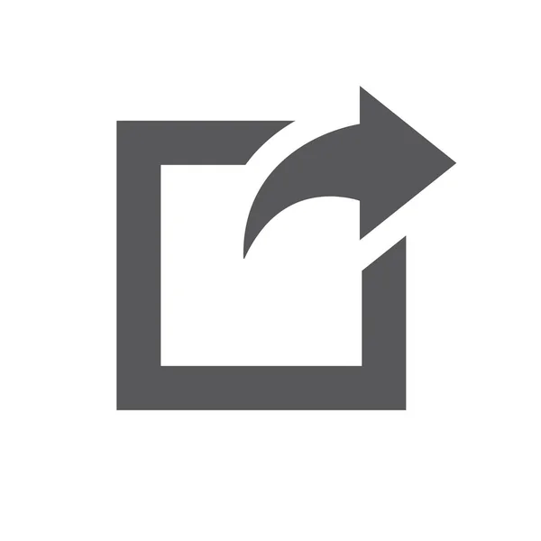 Icono de Enlace Externo con Flecha mostrando al usuario que dejan t — Archivo Imágenes Vectoriales