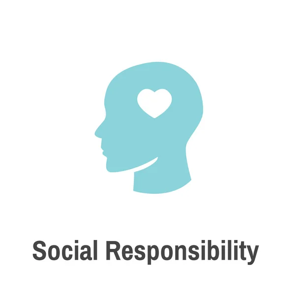 Conjunto de iconos sólidos de responsabilidad social w Honestidad, integridad y col — Archivo Imágenes Vectoriales