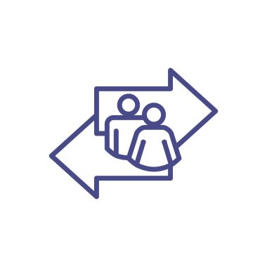 Ok, karar verdiğini gösteren yön işareti veya çukulata