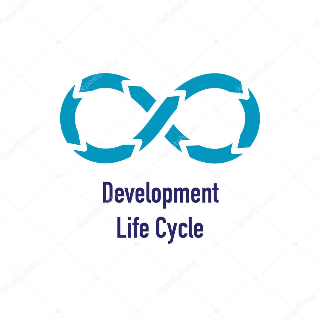 Development Operations with Life Cycle - DevOps Icon