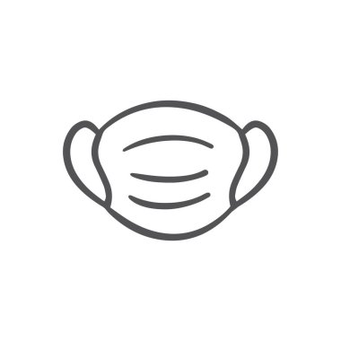 Corona virüsü veya COVID 19 sırasında yardım etmek için temizlik aksesuarları simgesi