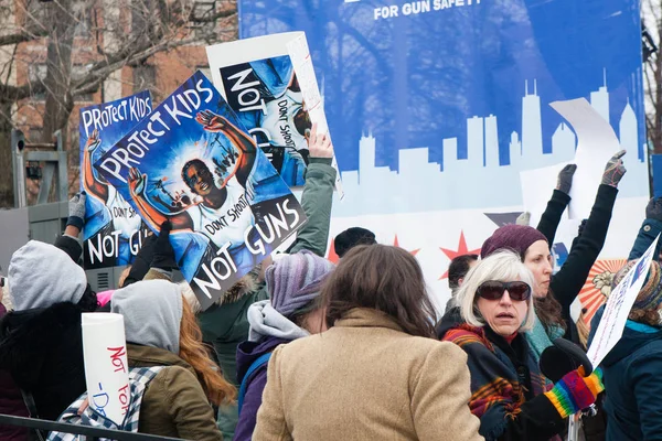 March Our Lives Chicago Chicago Illinois March 2018 March Our — Stock Photo, Image