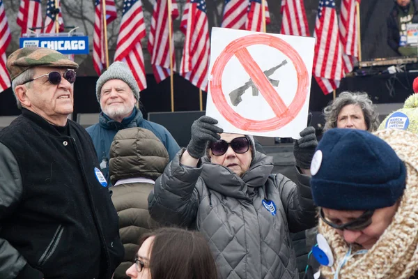 March Our Lives Chicago Chicago Illinois March 2018 March Our — Stock Photo, Image