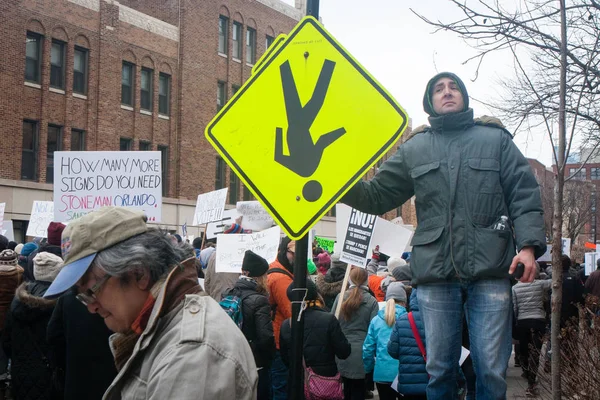 Marcha Por Nuestras Vidas Chicago Chicago Illinois Marzo 2018 Marcha —  Fotos de Stock