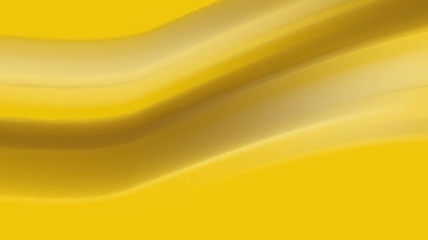 Золота Хвиля Фону Абстрактна Безшовна Петля Анімації Золотистого Рідкого Фону — стокове відео