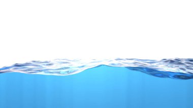 3D sıvı çizim arkaplanı - dalgalı su yüzeyi