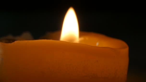 Macro flamme bougie 