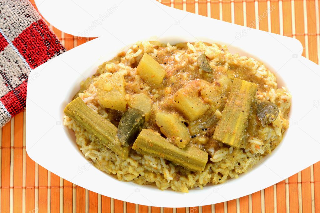 Indian food Bisi bele bhath