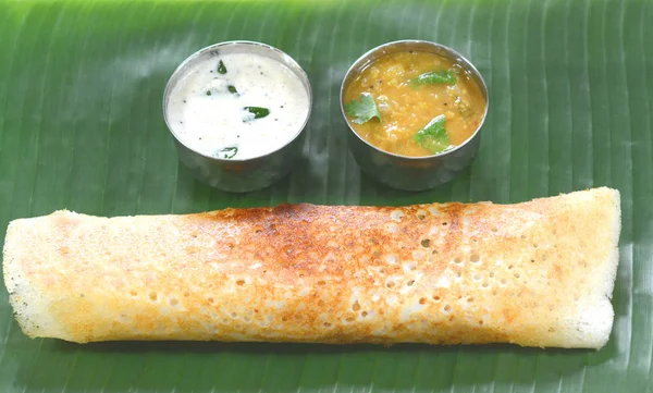 Dosa Indiase ontbijt — Stockfoto