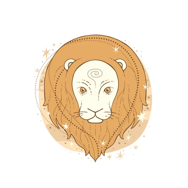 Знак зодиака Льва — стоковый вектор