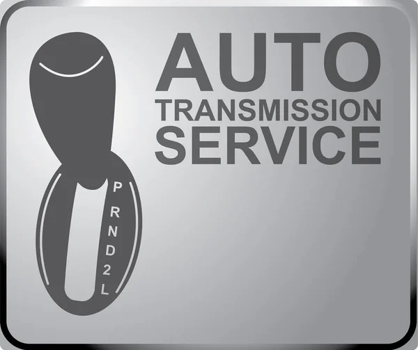 Assine o serviço de auto, transmissão automática. Vetor de design de banner . — Vetor de Stock