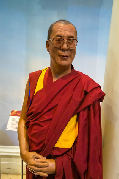 14th Dalai Lama wax figure