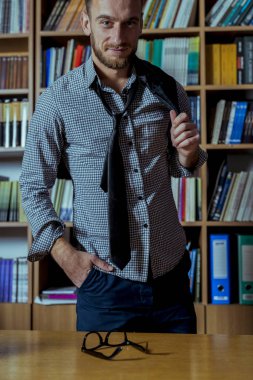 Genç Modern işadamı portresi