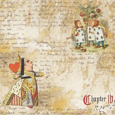 Alice Harikalar Diyarında Kusursuz bir desen