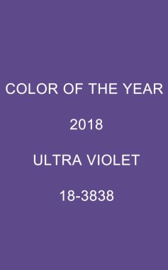 Son moda renk kavramı. Ultra mor renk. 2018 yılın renk.